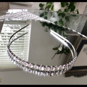 Rhinestone head band.